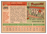 1955 Topps Baseball #205 Gene Freese Pirates EX-MT 501501