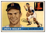 1955 Topps Baseball #206 Pete Daley Red Sox EX-MT 501508