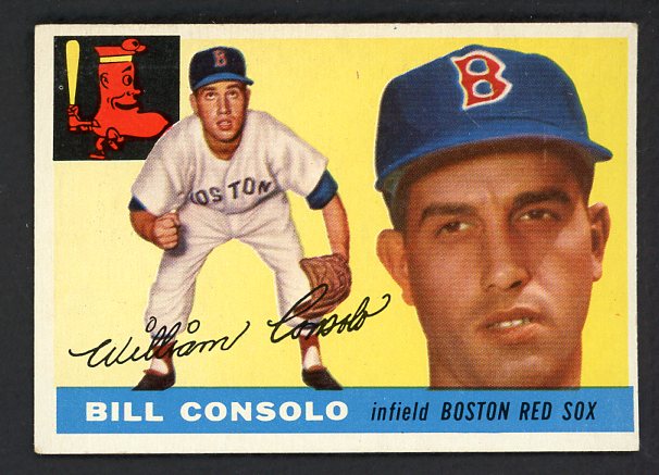 1955 Topps Baseball #207 Billy Consolo Red Sox EX 501512