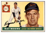 1955 Topps Baseball #208 Ray Moore Orioles EX 501519