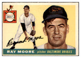 1955 Topps Baseball #208 Ray Moore Orioles EX 501520