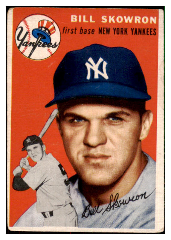 1954 Topps Baseball #239 Bill Skowron Yankees Good 501530