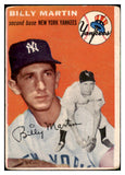 1954 Topps Baseball #013 Billy Martin Yankees VG 501532