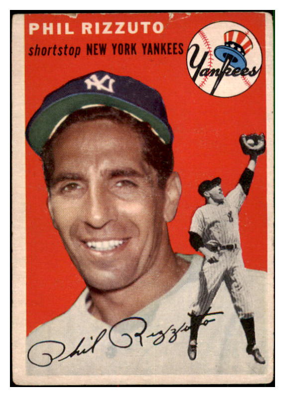 1954 Topps Baseball #017 Phil Rizzuto Yankees GD-VG 501533