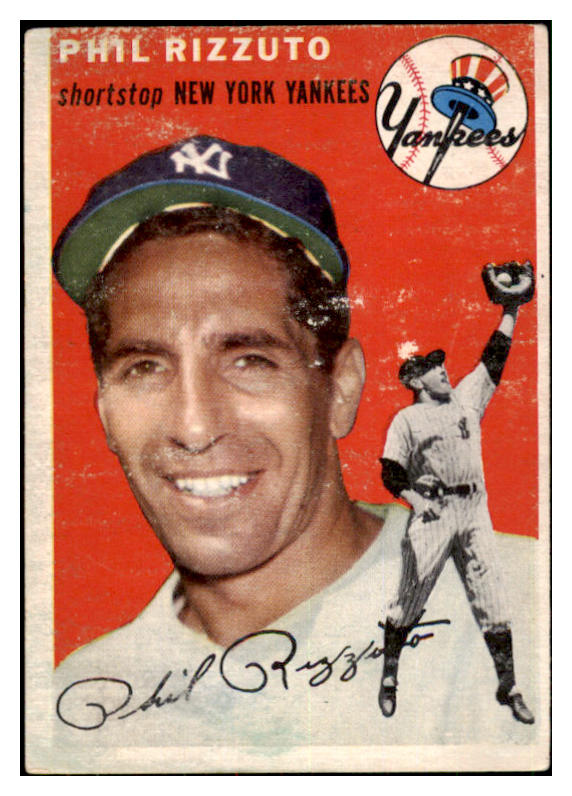 1954 Topps Baseball #017 Phil Rizzuto Yankees GD-VG 501534