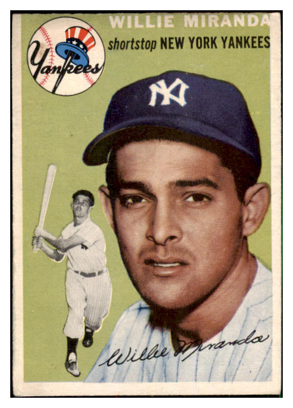 1954 Topps Baseball #056 Willie Miranda Yankees VG 501535