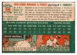 1954 Topps Baseball #056 Willie Miranda Yankees VG 501535