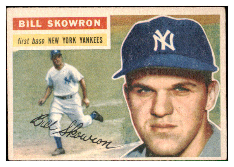1956 Topps Baseball #061 Bill Skowron Yankees VG-EX White 501540