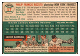 1954 Topps Baseball #017 Phil Rizzuto Yankees VG 501556