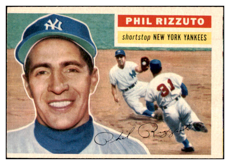 1956 Topps Baseball #113 Phil Rizzuto Yankees VG-EX Gray 501560