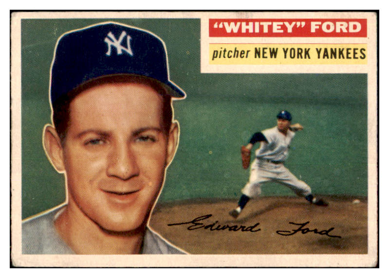 1956 Topps Baseball #240 Whitey Ford Yankees VG-EX 501565