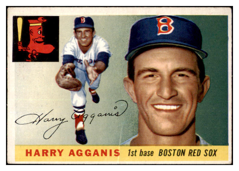 1955 Topps Baseball #152 Harry Agganis Red Sox VG 501569