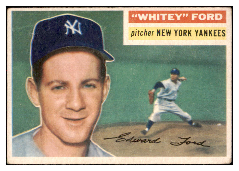 1956 Topps Baseball #240 Whitey Ford Yankees VG-EX 501572