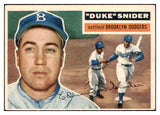 1956 Topps Baseball #150 Duke Snider Dodgers VG-EX Gray 501573