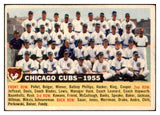 1956 Topps Baseball #011 Chicago Cubs Team EX+/EX-MT Dated 501581