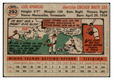 1956 Topps Baseball #292 Luis Aparicio White Sox VG-EX 501591
