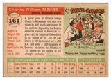 1955 Topps Baseball #161 Chuck Tanner Braves EX-MT 501602