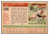 1955 Topps Baseball #166 Hank Bauer Yankees EX-MT 501605