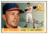 1955 Topps Baseball #191 Eddie Stanky Cardinals EX 501614