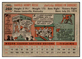1956 Topps Baseball #260 Pee Wee Reese Dodgers VG-EX 501619