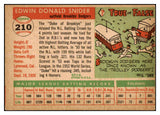 1955 Topps Baseball #210 Duke Snider Dodgers EX 501620