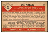 1953 Bowman Color Baseball #027 Vic Raschi Yankees VG-EX 501628