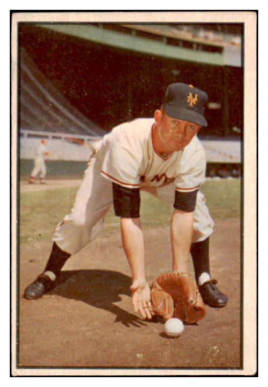 1953 Bowman Color Baseball #001 Davey Williams Giants VG-EX 501629