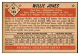 1953 Bowman Color Baseball #133 Willie Jones Phillies NR-MT 501635