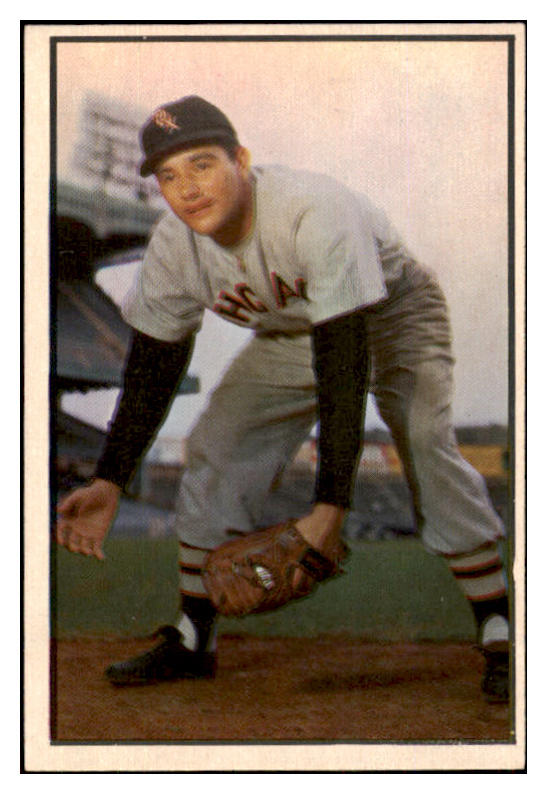 1953 Bowman Color Baseball #054 Chico Carrasquel White Sox NR-MT 501645