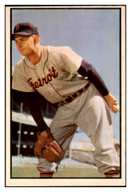 1953 Bowman Color Baseball #072 Ted Gray Tigers NR-MT 501646