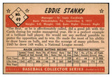 1953 Bowman Color Baseball #049 Eddie Stanky Cardinals EX 501657