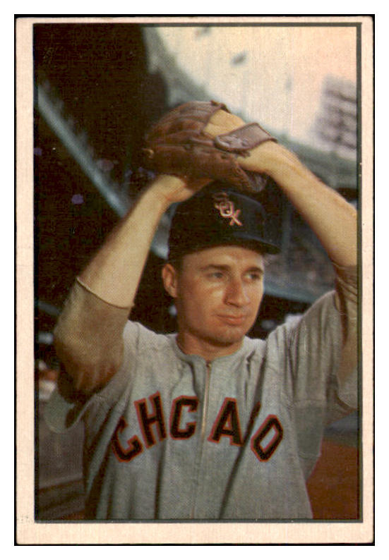 1953 Bowman Color Baseball #050 Lou Kretlow White Sox EX 501658