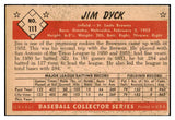 1953 Bowman Color Baseball #111 Jim Dyck Browns EX 501664