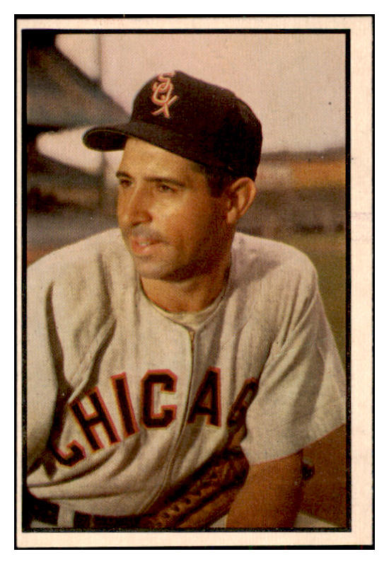 1953 Bowman Color Baseball #137 Sam Dente White Sox EX-MT 501687