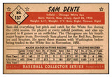 1953 Bowman Color Baseball #137 Sam Dente White Sox EX-MT 501687