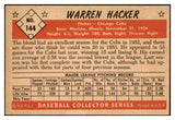 1953 Bowman Color Baseball #144 Warren Hacker Cubs EX-MT 501691