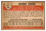 1953 Bowman Color Baseball #145 George Shuba Dodgers EX-MT 501692