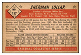 1953 Bowman Color Baseball #157 Sherm Lollar White Sox EX-MT 501698