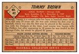 1953 Bowman Color Baseball #042 Tommy Brown Cubs EX-MT 501704