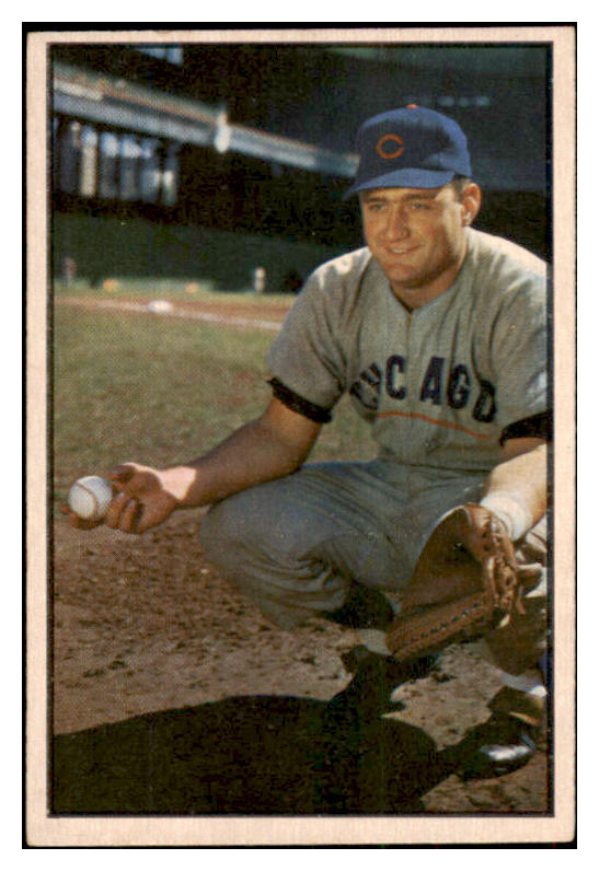 1953 Bowman Color Baseball #007 Harry Chiti Cubs EX-MT 501710