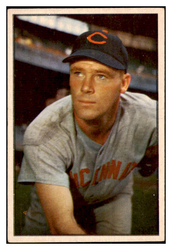 1953 Bowman Color Baseball #023 Herman Wehmeier Reds EX-MT 501714