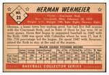 1953 Bowman Color Baseball #023 Herman Wehmeier Reds EX-MT 501714