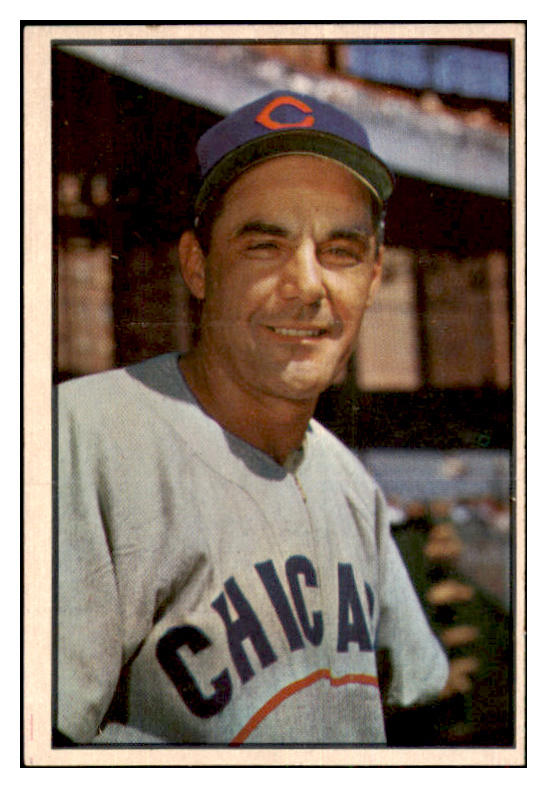 1953 Bowman Color Baseball #030 Phil Cavarretta Cubs EX-MT 501715