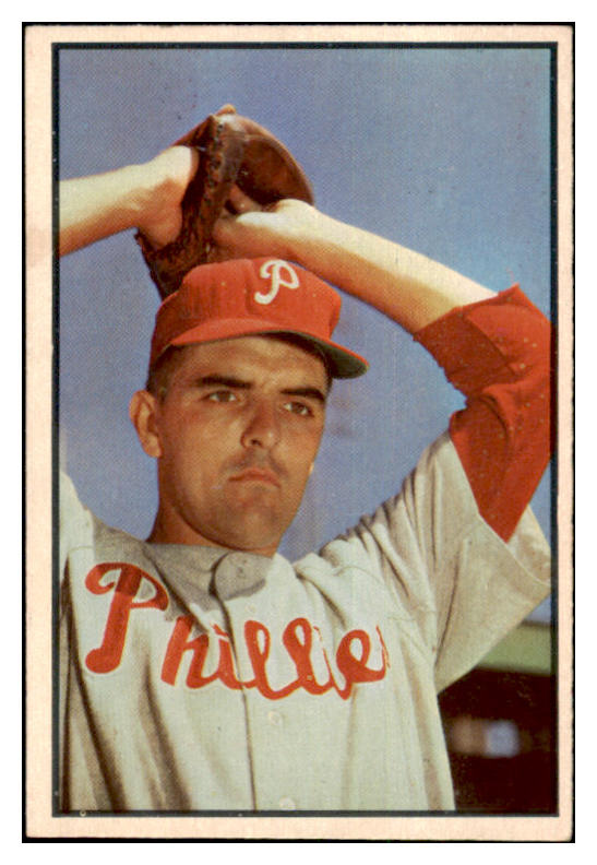 1953 Bowman Color Baseball #064 Curt Simmons Phillies EX-MT 501719