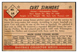 1953 Bowman Color Baseball #064 Curt Simmons Phillies EX-MT 501719