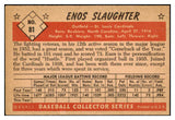 1953 Bowman Color Baseball #081 Enos Slaughter Cardinals EX-MT 501734