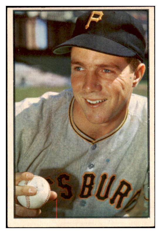 1953 Bowman Color Baseball #016 Bob Friend Pirates EX-MT 501736