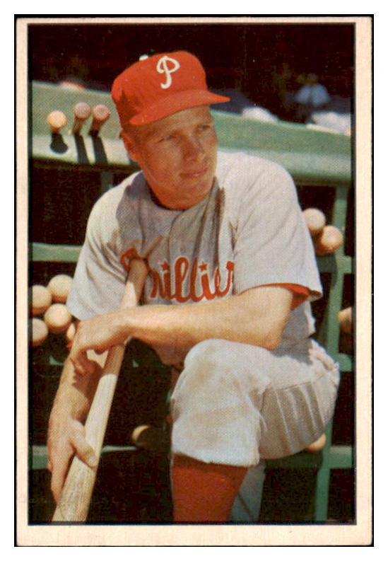 1953 Bowman Color Baseball #010 Richie Ashburn Phillies EX-MT 501737