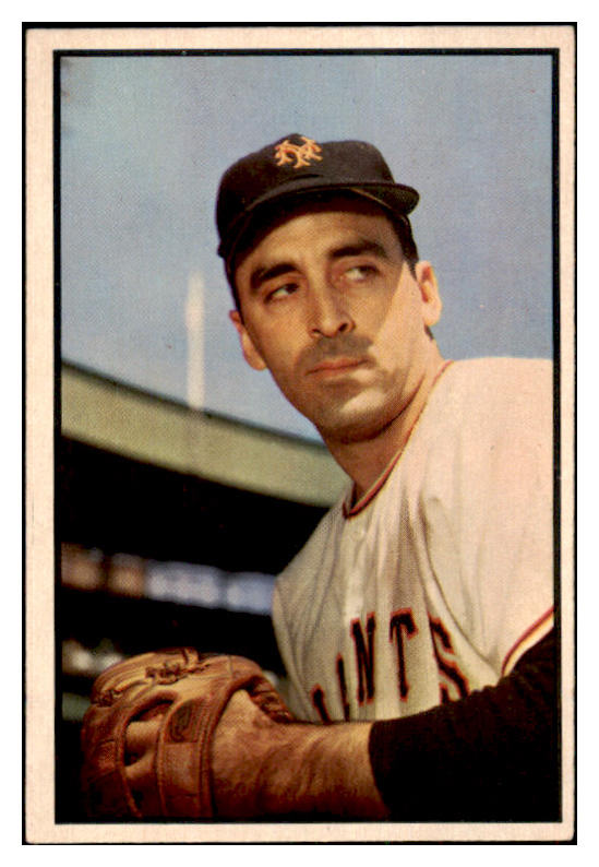 1953 Bowman Color Baseball #096 Sal Maglie Giants EX-MT 501739