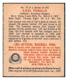 1949 Bowman Baseball #070 Carl Furillo Dodgers EX 501754